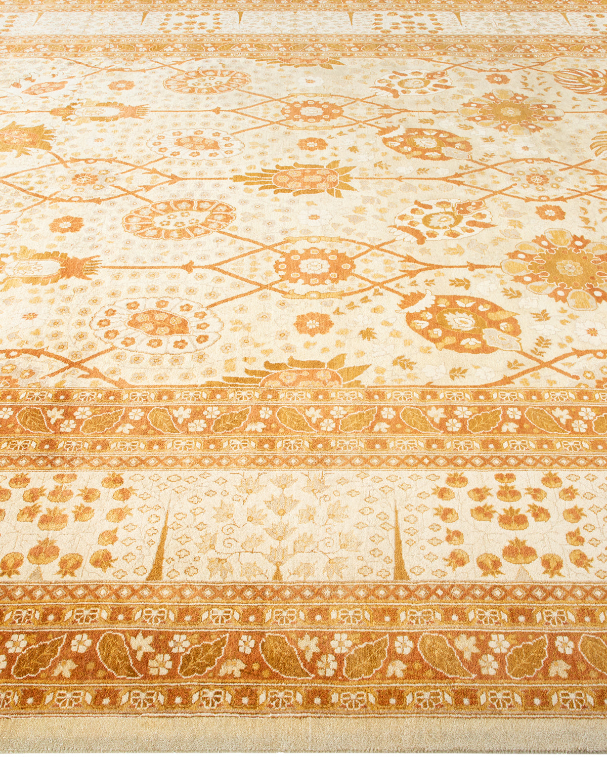 Mogul, One-of-a-Kind Hand-Knotted Area Rug - Ivory, 8' 2" x 10' 4"