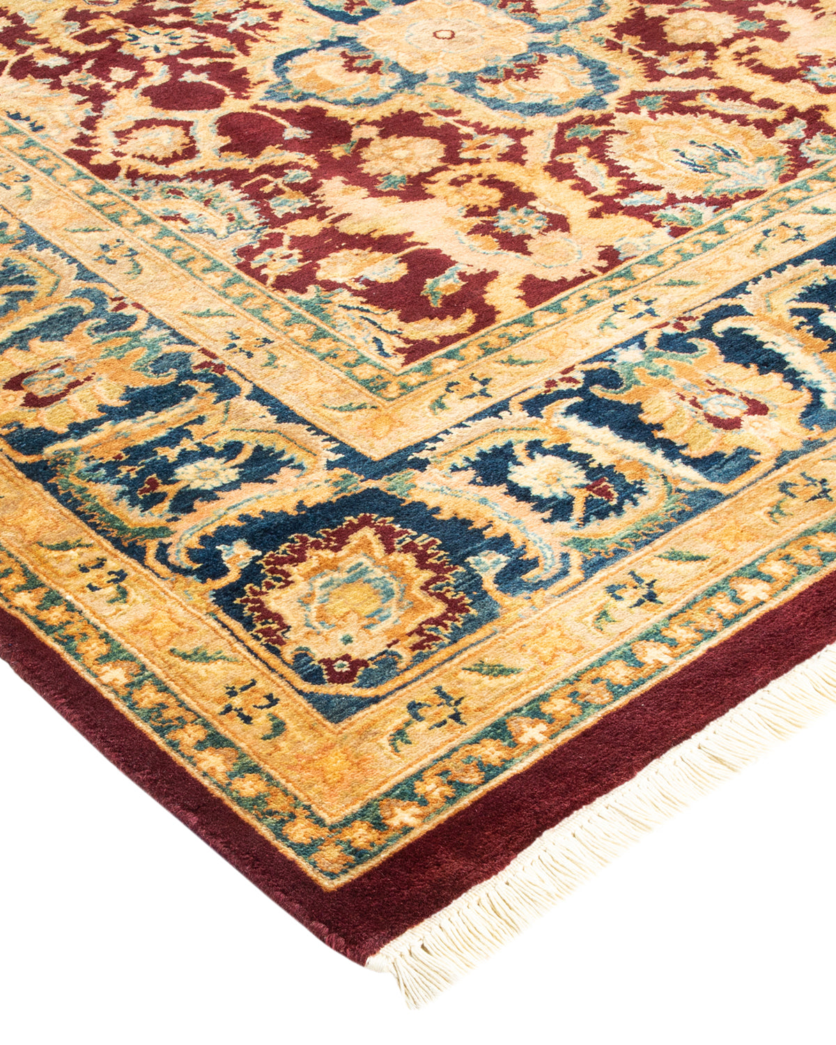 Mogul, One-of-a-Kind Hand-Knotted Area Rug - Red, 6' 1" x 8' 10"