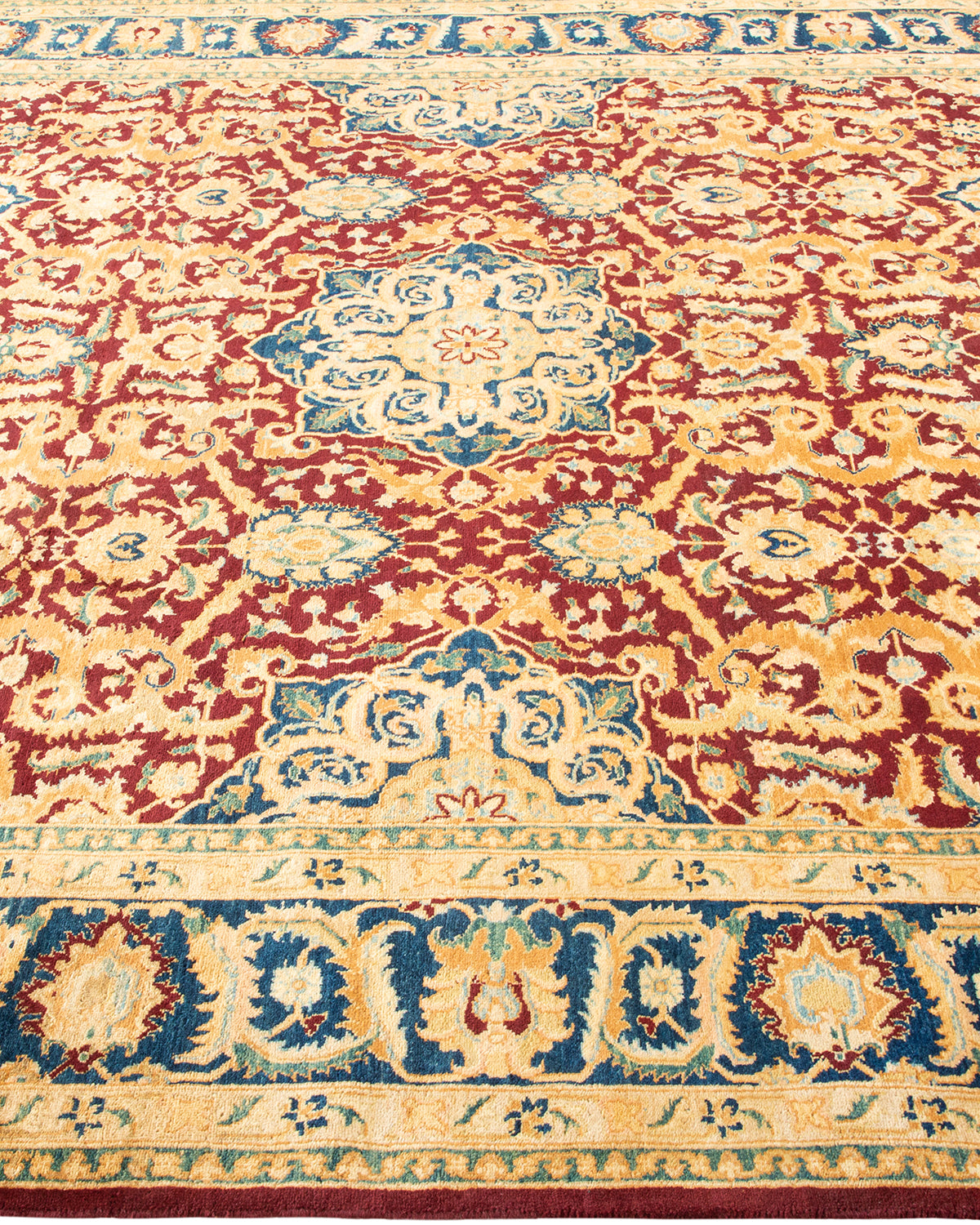 Mogul, One-of-a-Kind Hand-Knotted Area Rug - Red, 6' 1" x 8' 10"