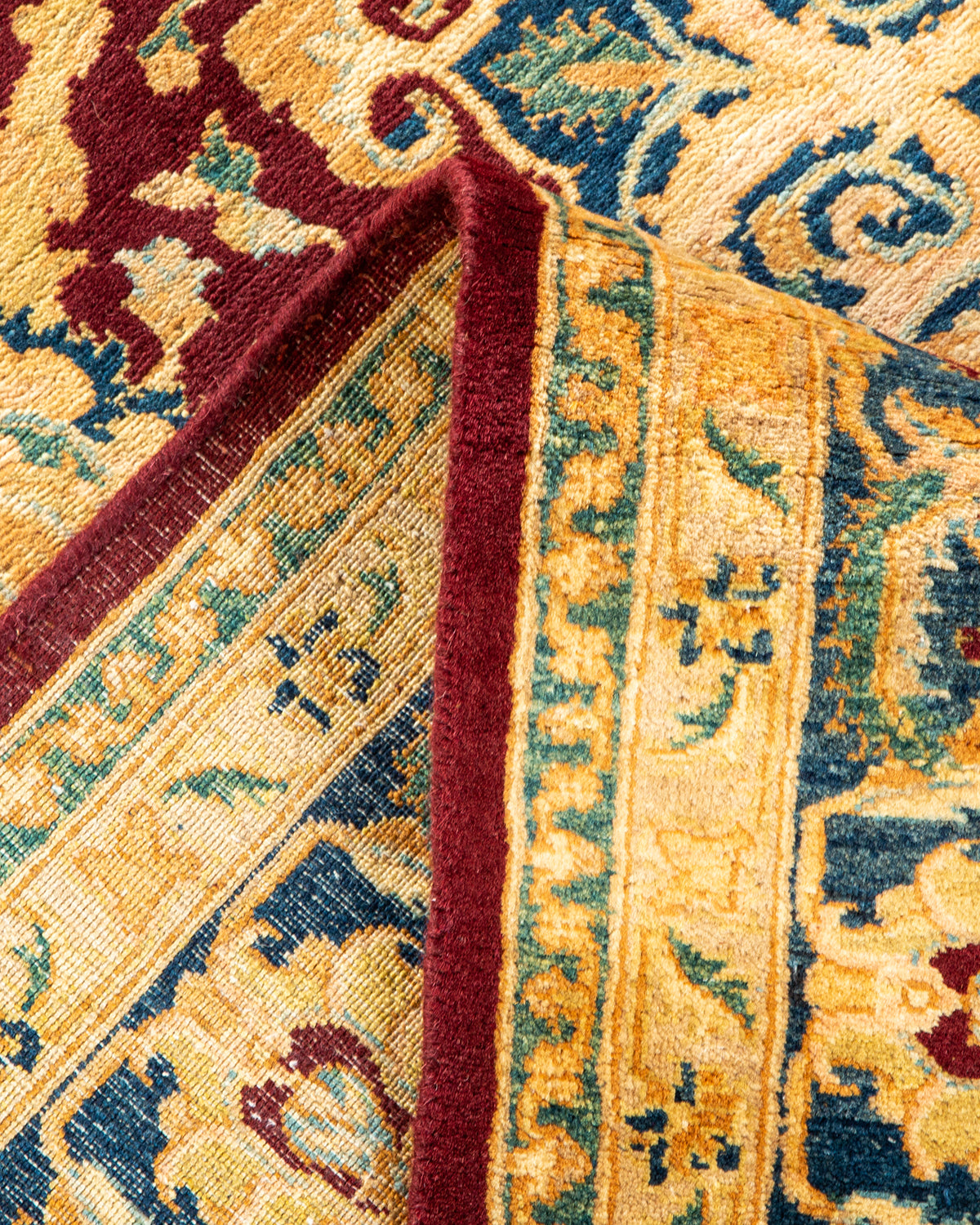 Mogul, One-of-a-Kind Hand-Knotted Area Rug - Red, 6' 1" x 8' 10"