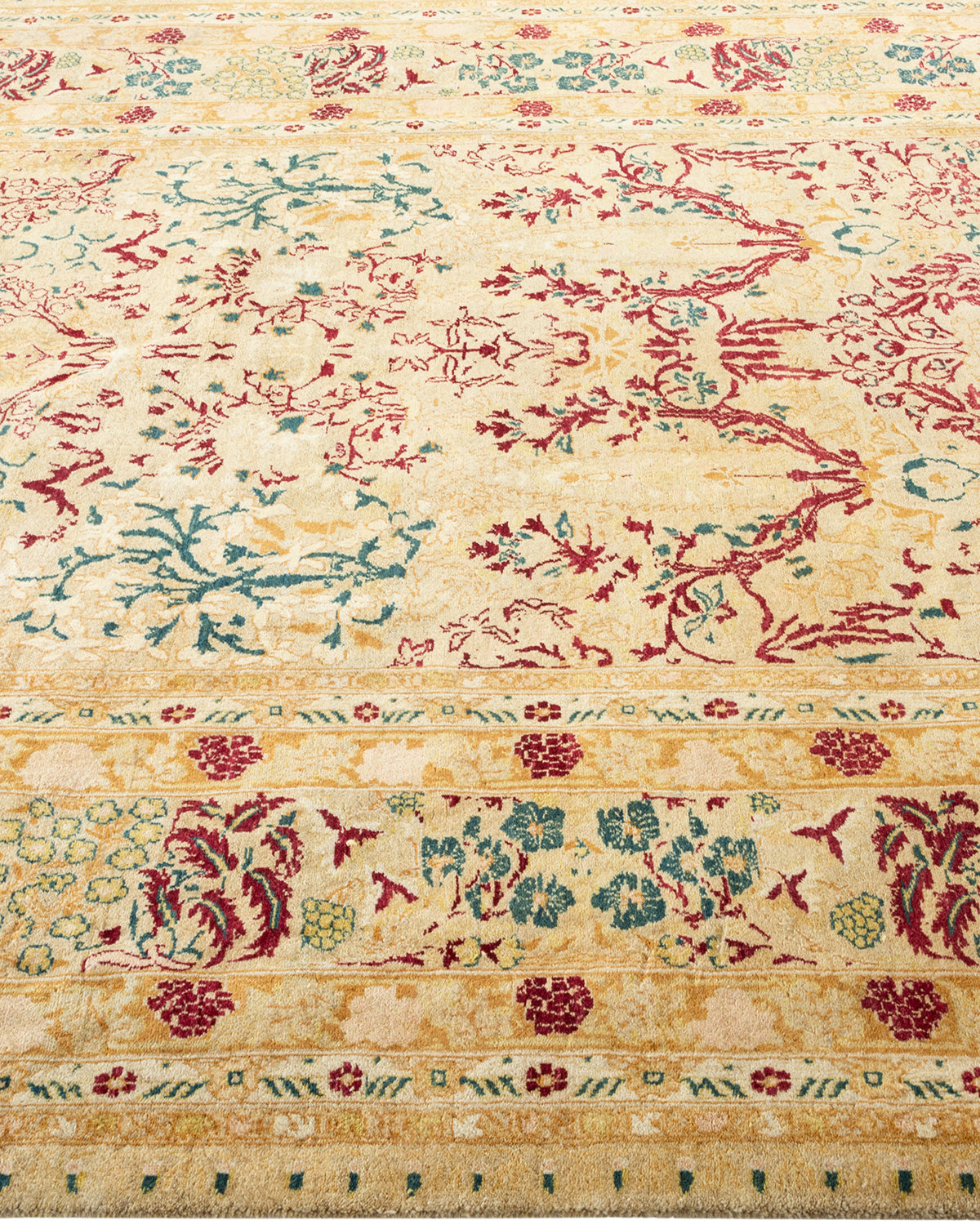 Mogul, One-of-a-Kind Hand-Knotted Area Rug - Yellow, 6' 0" x 8' 9"