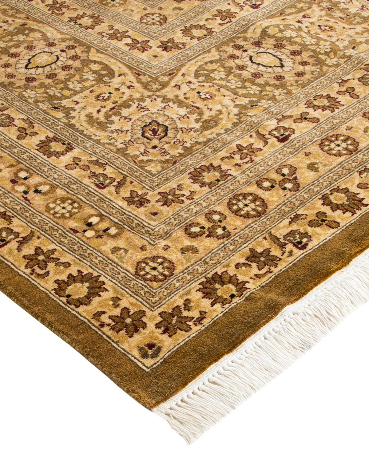 Mogul, One-of-a-Kind Hand-Knotted Area Rug - Yellow, 7' 10" x 10' 4"