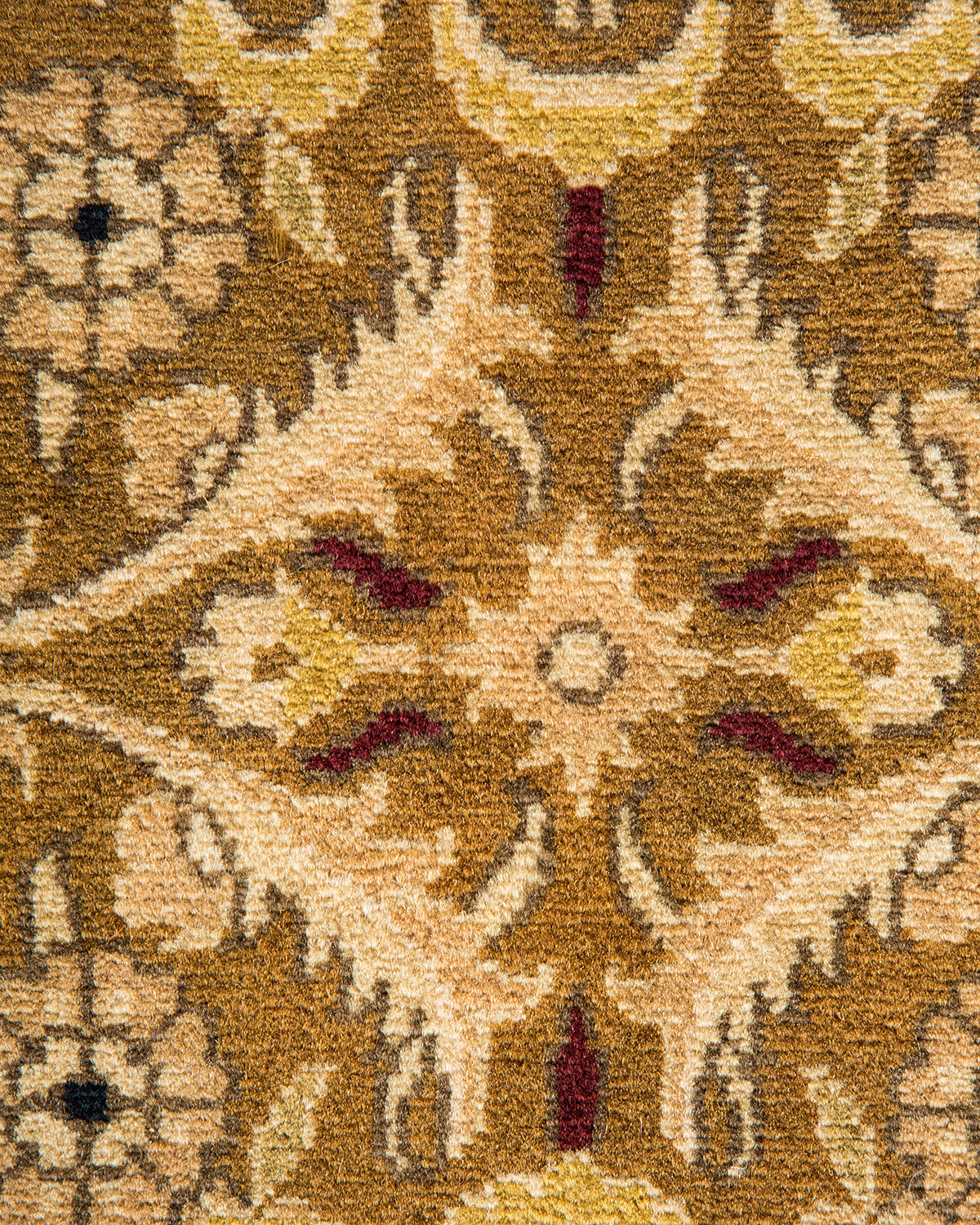 Mogul, One-of-a-Kind Hand-Knotted Area Rug - Yellow, 7' 10" x 10' 4"