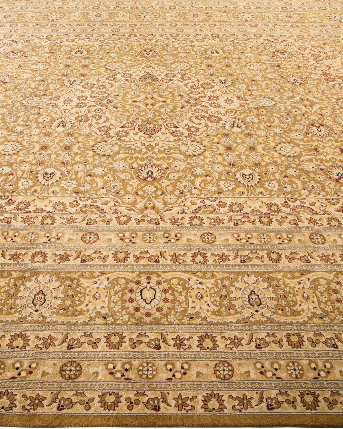 Mogul, One-of-a-Kind Hand-Knotted Area Rug - Yellow, 7' 10" x 10' 4"