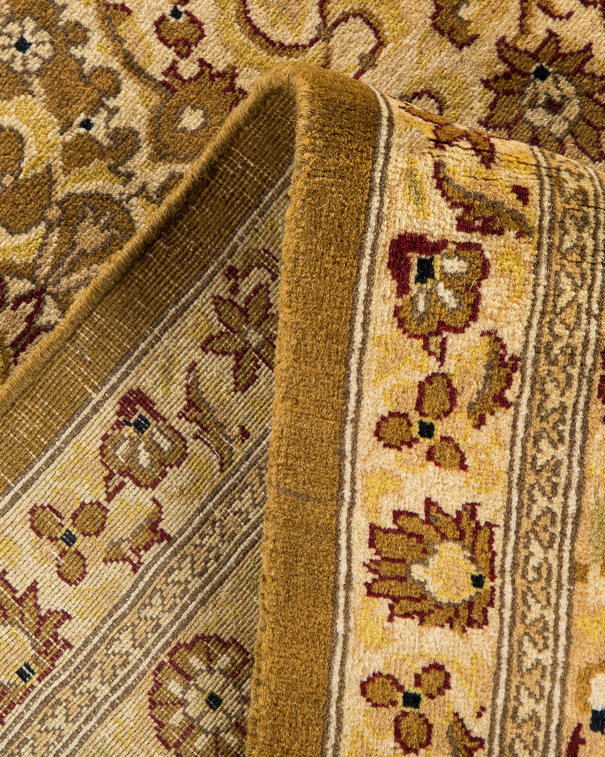 Mogul, One-of-a-Kind Hand-Knotted Area Rug - Yellow, 7' 10" x 10' 4"