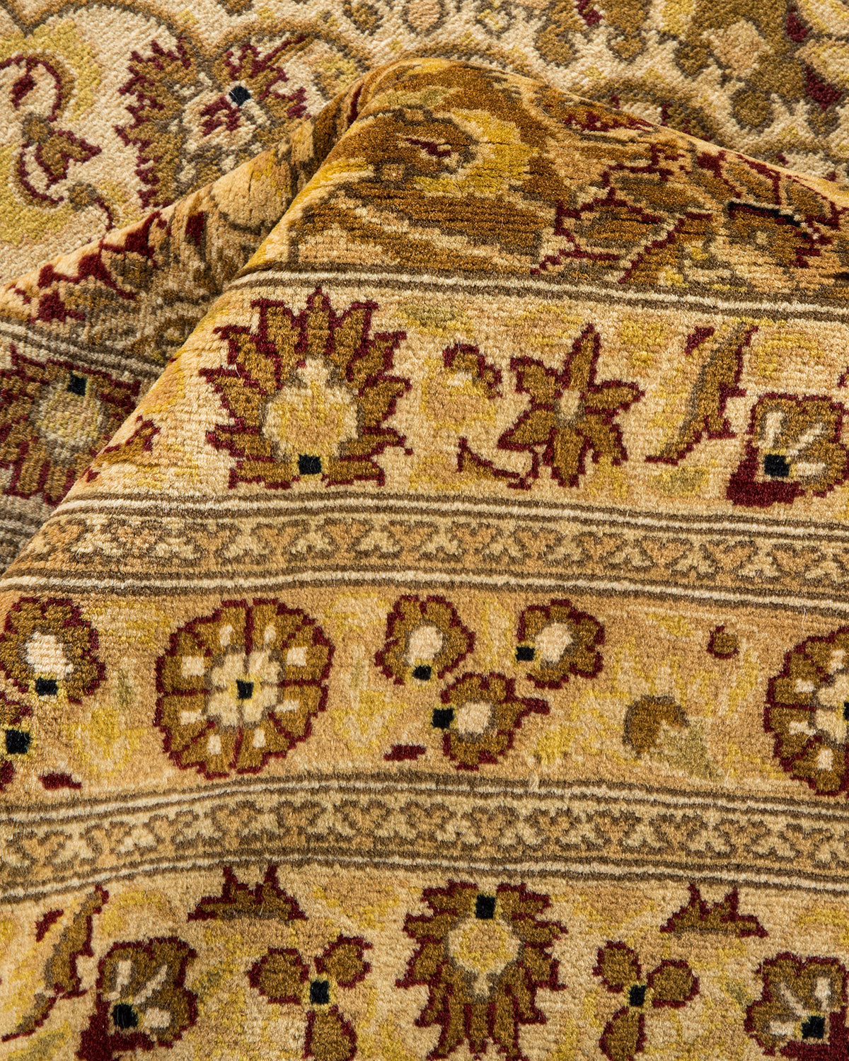 Mogul, One-of-a-Kind Hand-Knotted Area Rug - Yellow, 7' 10" x 10' 4"
