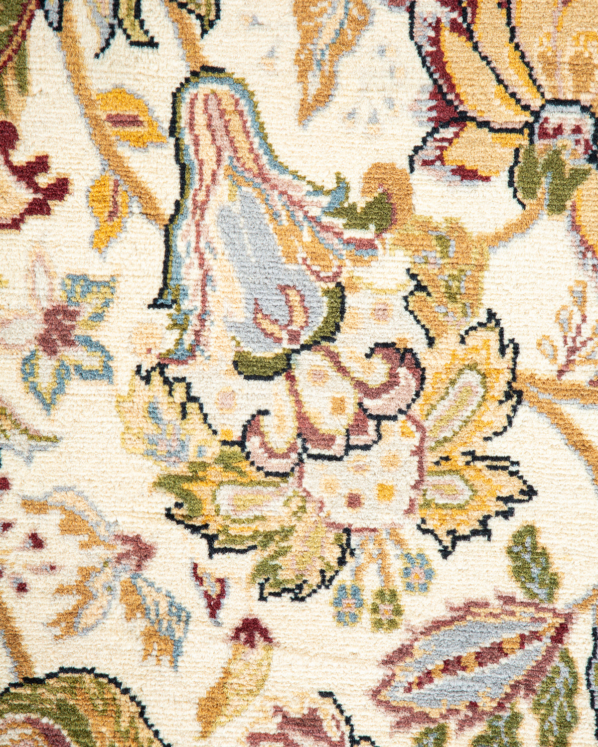 Mogul, One-of-a-Kind Hand-Knotted Area Rug - Ivory, 6' 1" x 9' 1"