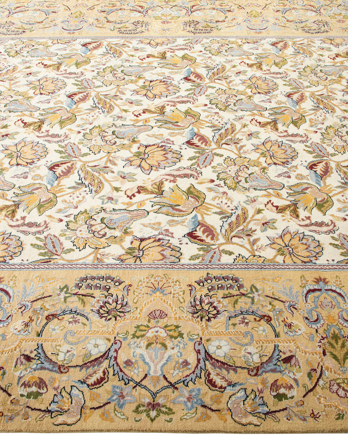 Mogul, One-of-a-Kind Hand-Knotted Area Rug - Ivory, 6' 1" x 9' 1"