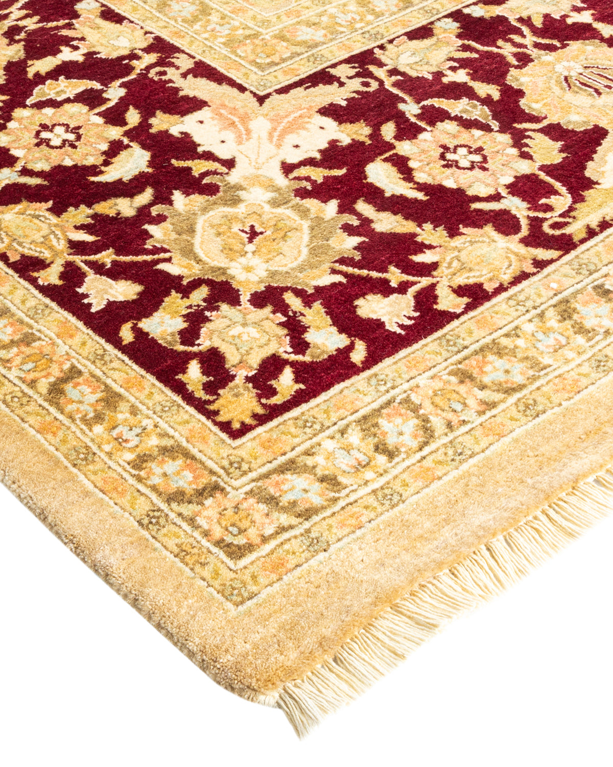 Mogul, One-of-a-Kind Hand-Knotted Area Rug - Yellow, 9' 2" x 12' 6"
