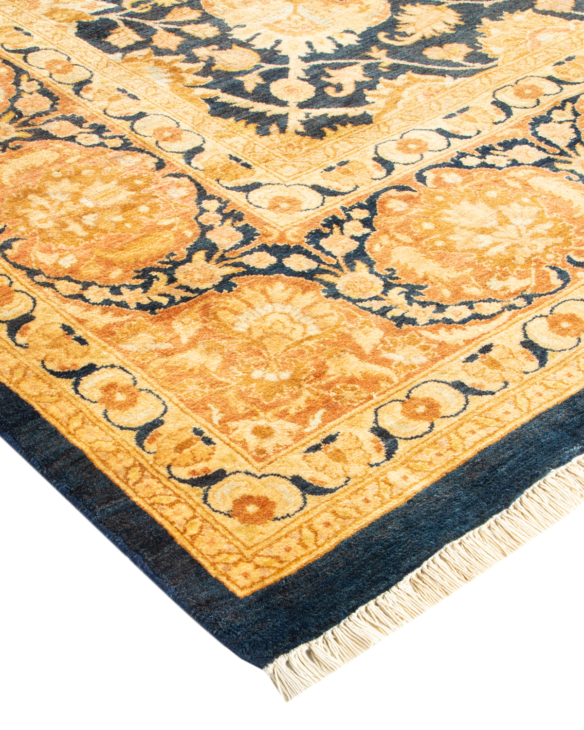 Mogul, One-of-a-Kind Hand-Knotted Area Rug - Blue, 8' 1" x 10' 1"
