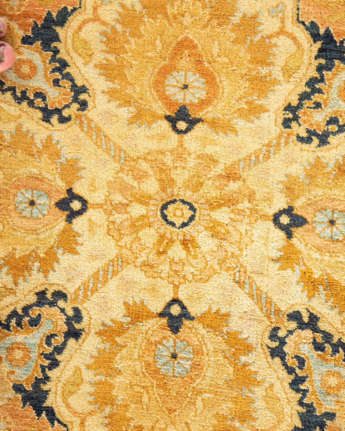 Mogul, One-of-a-Kind Hand-Knotted Area Rug - Blue, 8' 1" x 10' 1"