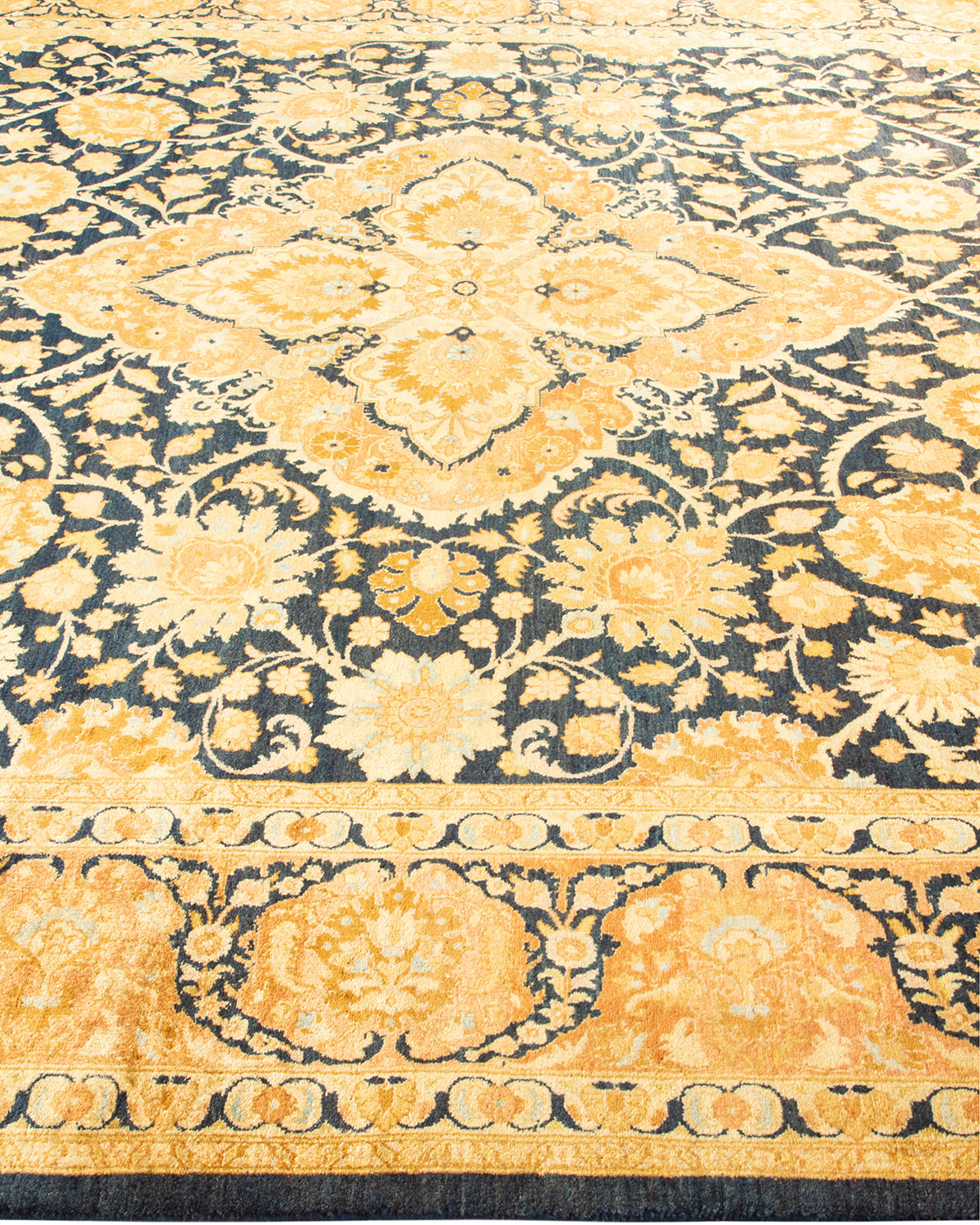 Mogul, One-of-a-Kind Hand-Knotted Area Rug - Blue, 8' 1" x 10' 1"