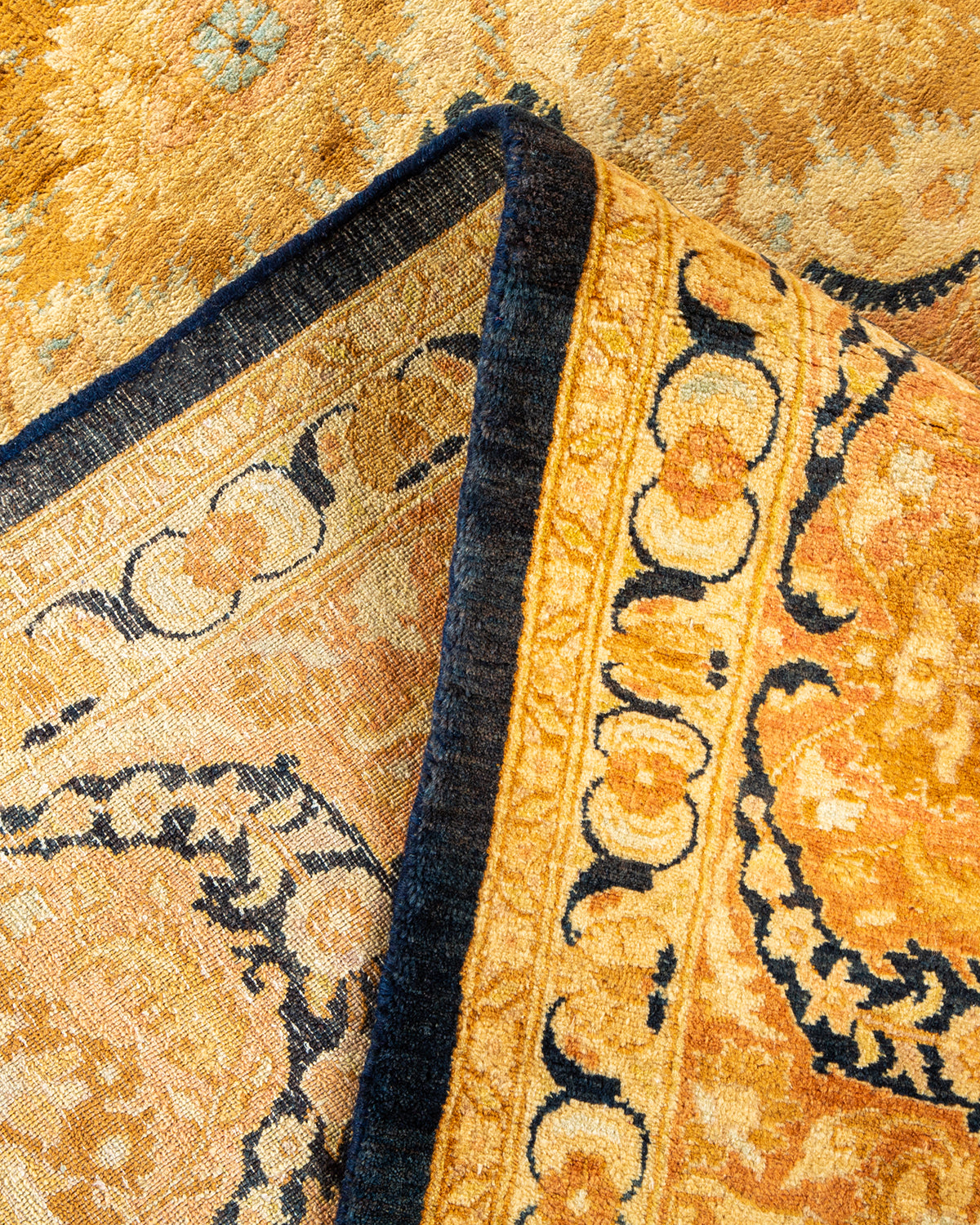 Mogul, One-of-a-Kind Hand-Knotted Area Rug - Blue, 8' 1" x 10' 1"