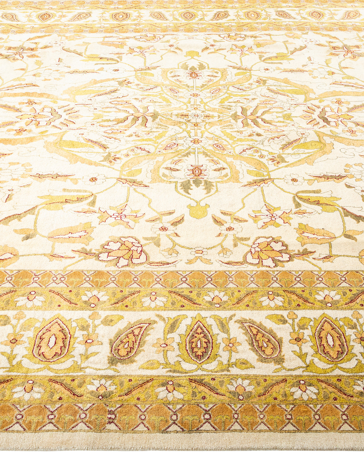 Mogul, One-of-a-Kind Hand-Knotted Area Rug - Ivory, 8' 1" x 10' 9"