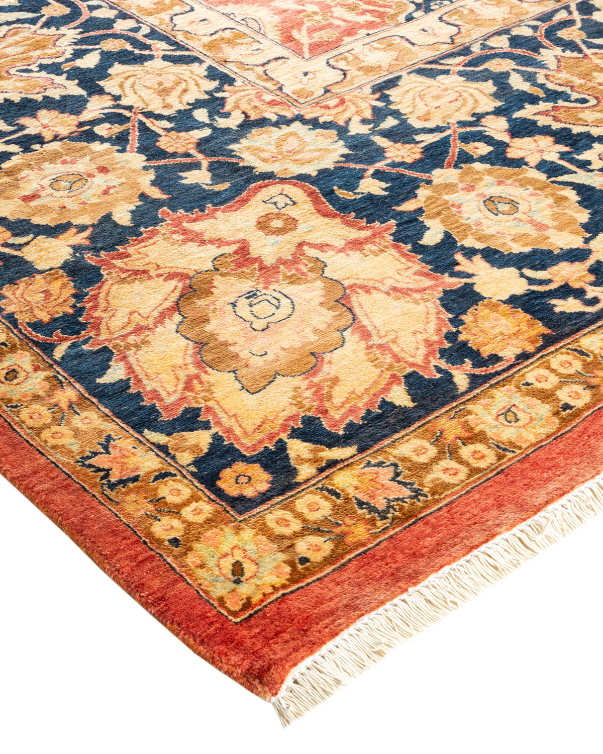 Mogul, One-of-a-Kind Hand-Knotted Area Rug - Orange, 7' 10" x 10' 2"