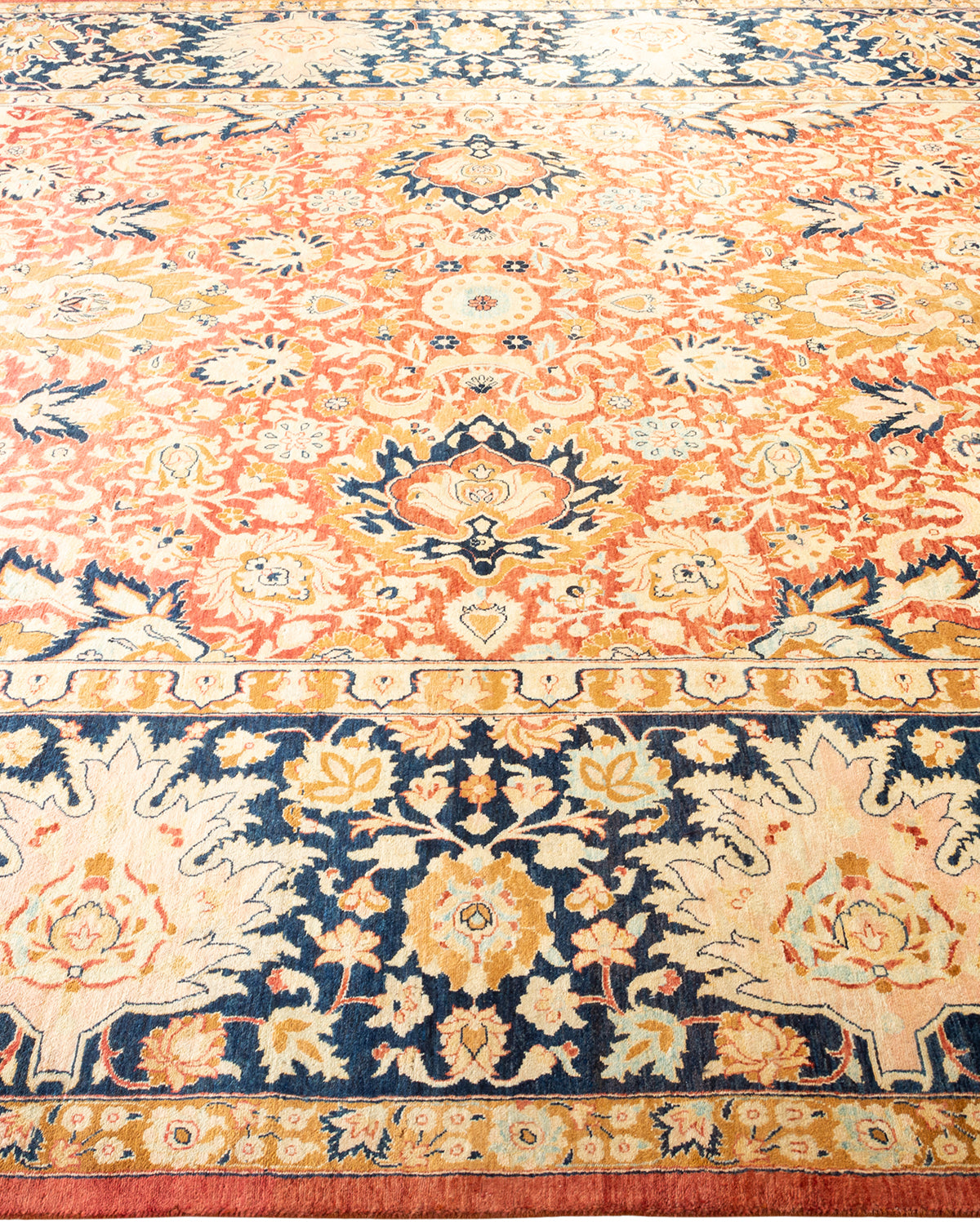 Mogul, One-of-a-Kind Hand-Knotted Area Rug - Orange, 7' 10" x 10' 2"