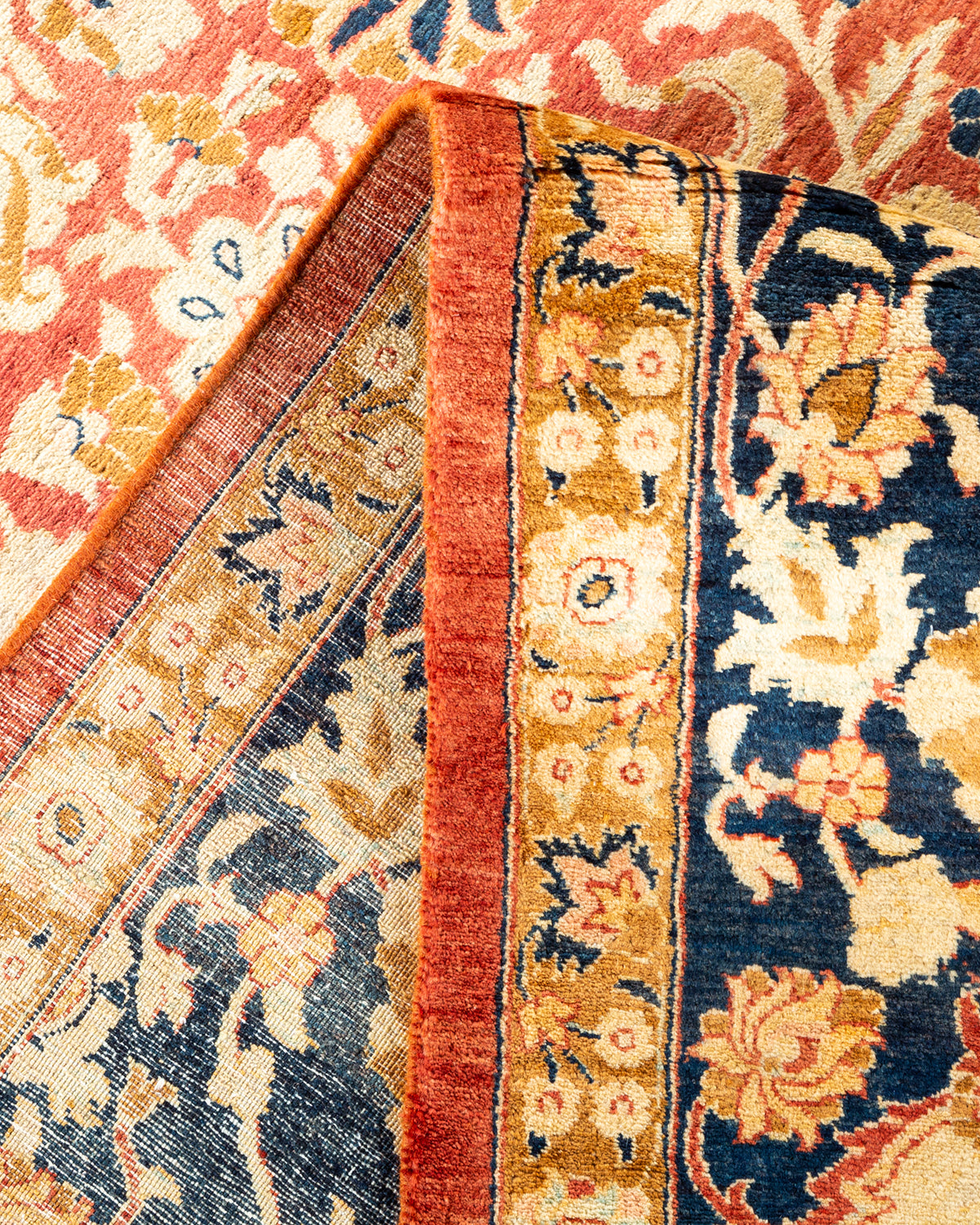 Mogul, One-of-a-Kind Hand-Knotted Area Rug - Orange, 7' 10" x 10' 2"