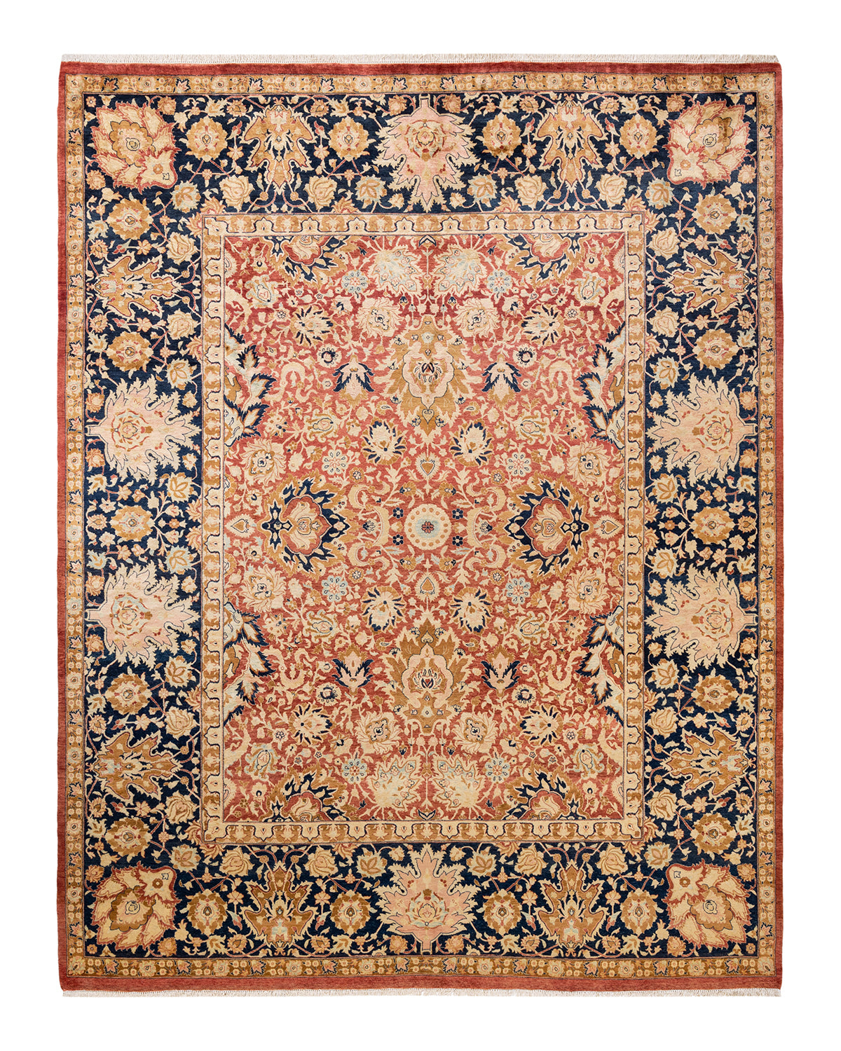 Mogul, One-of-a-Kind Hand-Knotted Area Rug - Orange, 7' 10" x 10' 2"