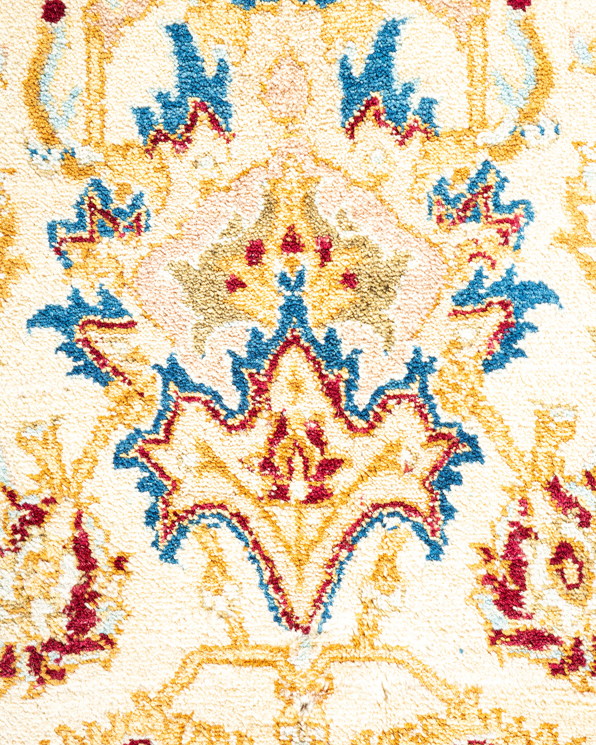 Mogul, One-of-a-Kind Hand-Knotted Area Rug - Ivory, 6' 2" x 9' 9"