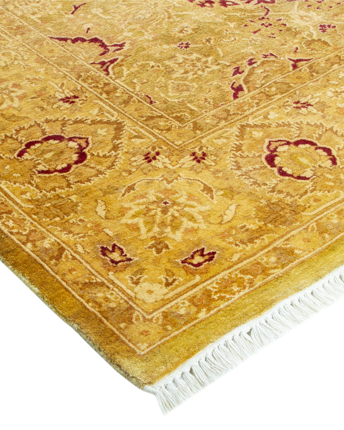 Mogul, One-of-a-Kind Hand-Knotted Area Rug - Green, 6' 2" x 8' 10"
