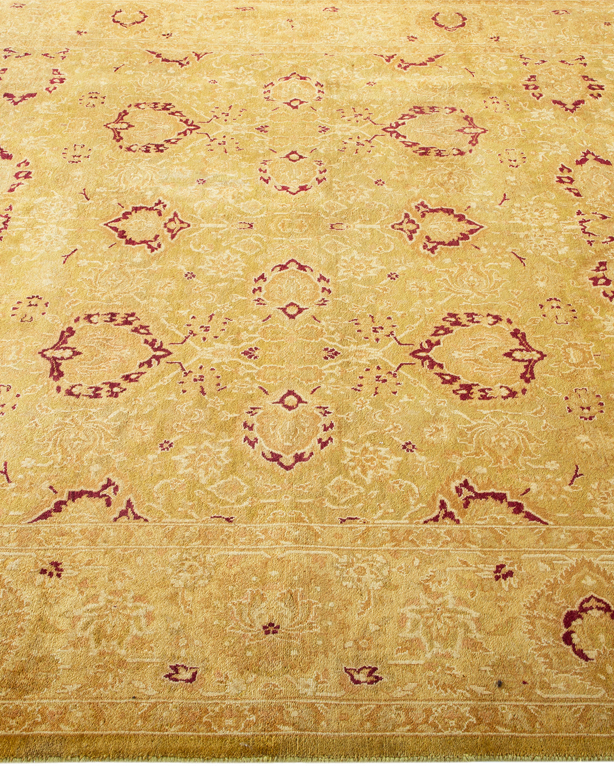 Mogul, One-of-a-Kind Hand-Knotted Area Rug - Green, 6' 2" x 8' 10"