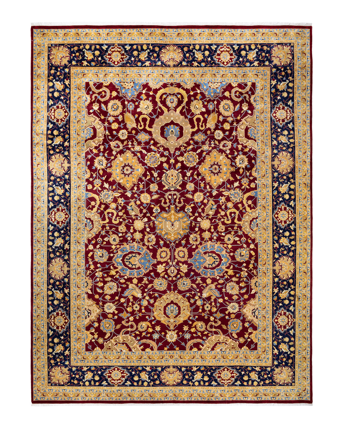 Mogul, One-of-a-Kind Hand-Knotted Area Rug - Red, 10' 2" x 13' 10"