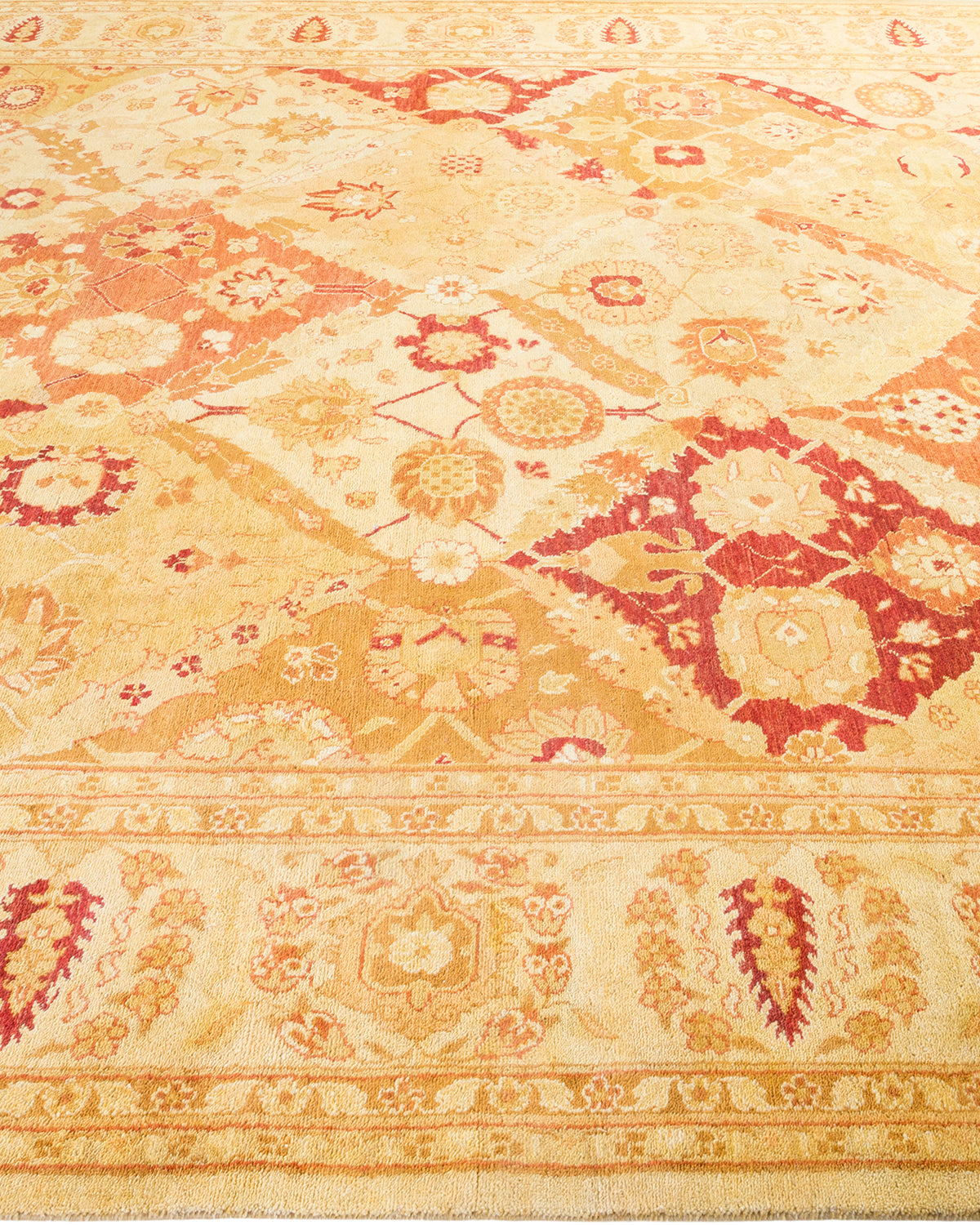 Eclectic, One-of-a-Kind Hand-Knotted Area Rug - Ivory, 8' 4" x 10' 4"