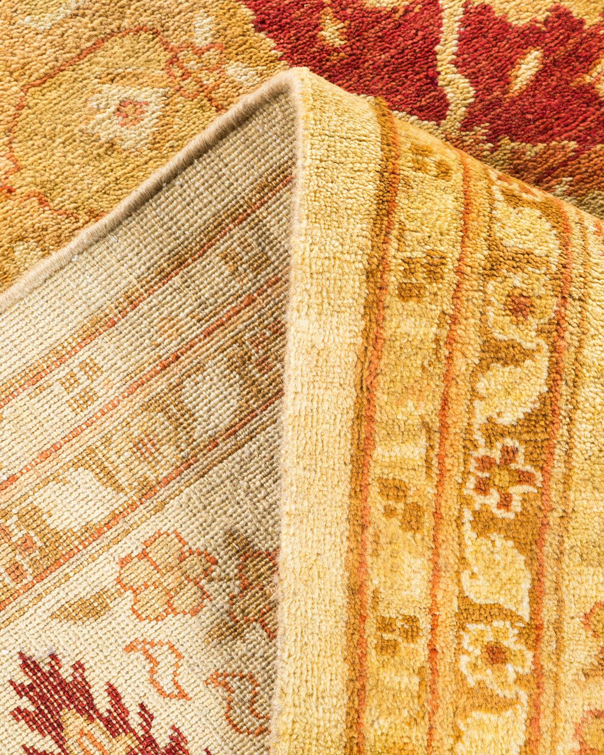 Eclectic, One-of-a-Kind Hand-Knotted Area Rug - Ivory, 8' 4" x 10' 4"