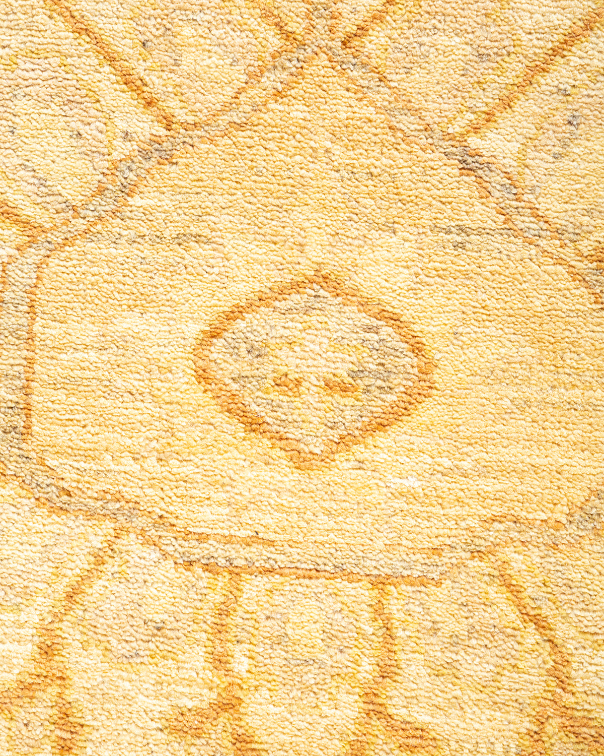 Eclectic, One-of-a-Kind Hand-Knotted Area Rug - Ivory, 8' 2" x 9' 9"