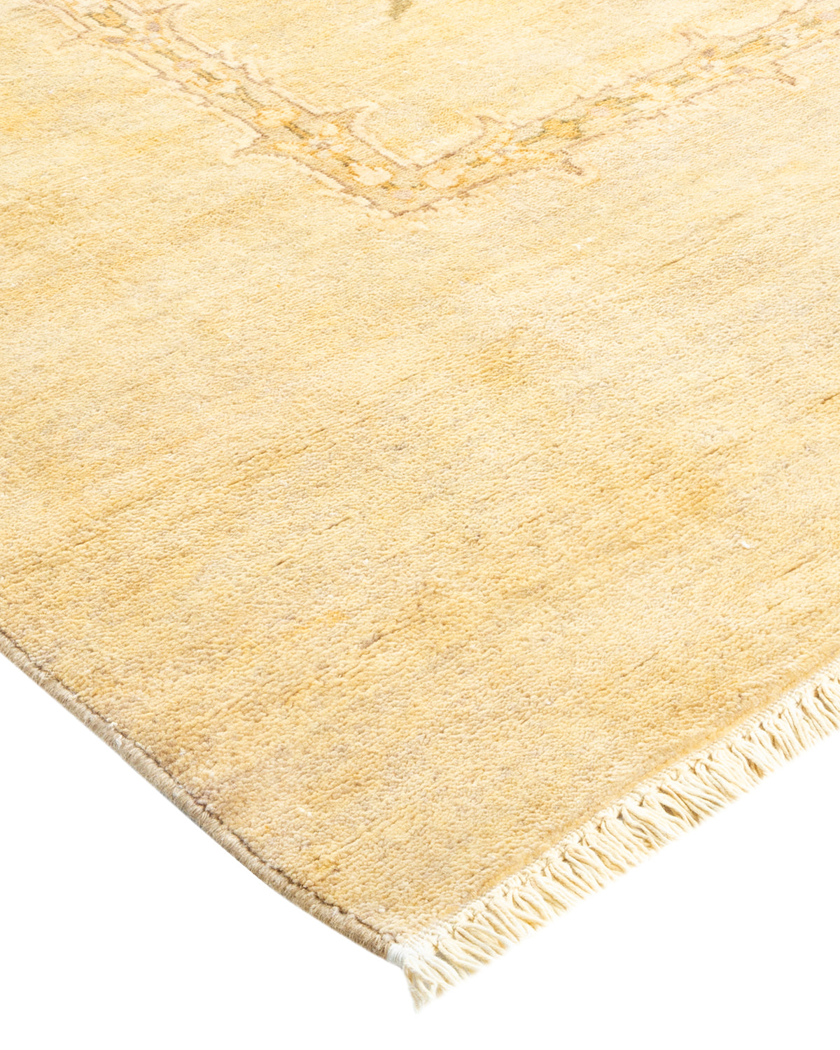 Eclectic, One-of-a-Kind Hand-Knotted Area Rug - Ivory, 8' 0" x 10' 4"