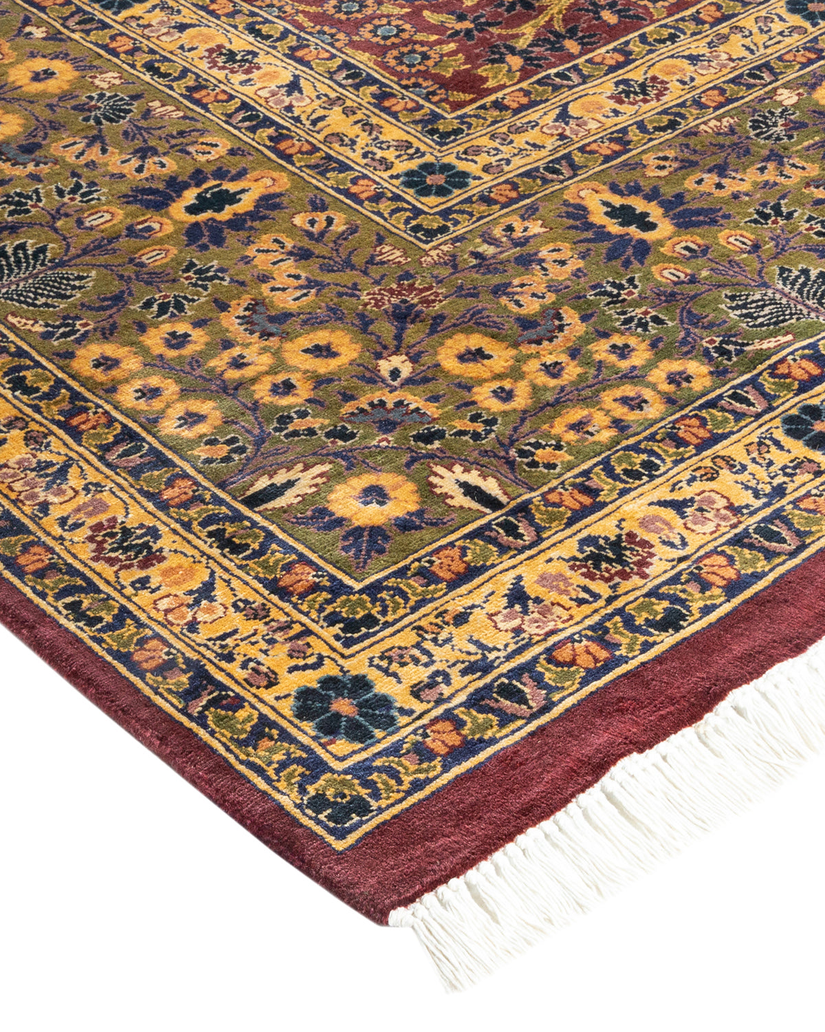 Mogul, One-of-a-Kind Hand-Knotted Area Rug - Red, 8' 10" x 11' 7"