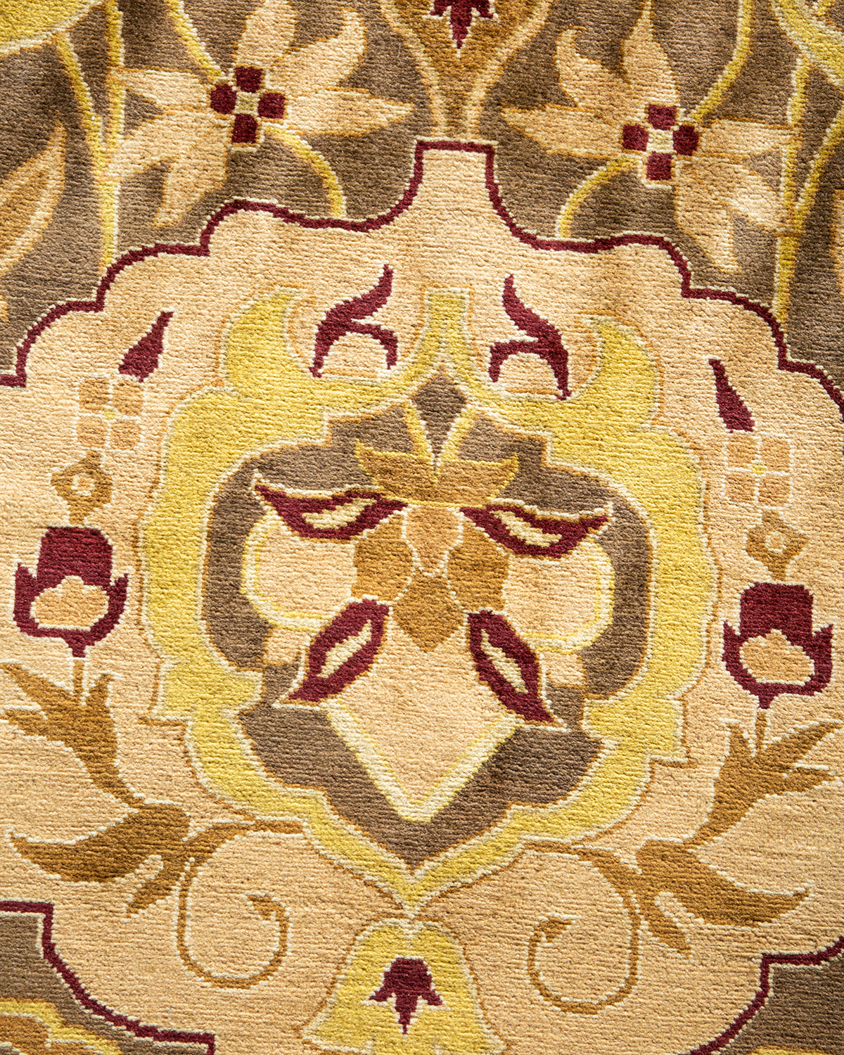 Mogul, One-of-a-Kind Hand-Knotted Area Rug - Brown, 9' 0" x 12' 2"