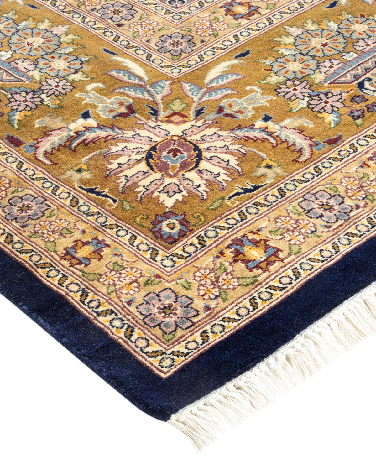 Mogul, One-of-a-Kind Hand-Knotted Area Rug - Blue, 8' 3" x 10' 1"