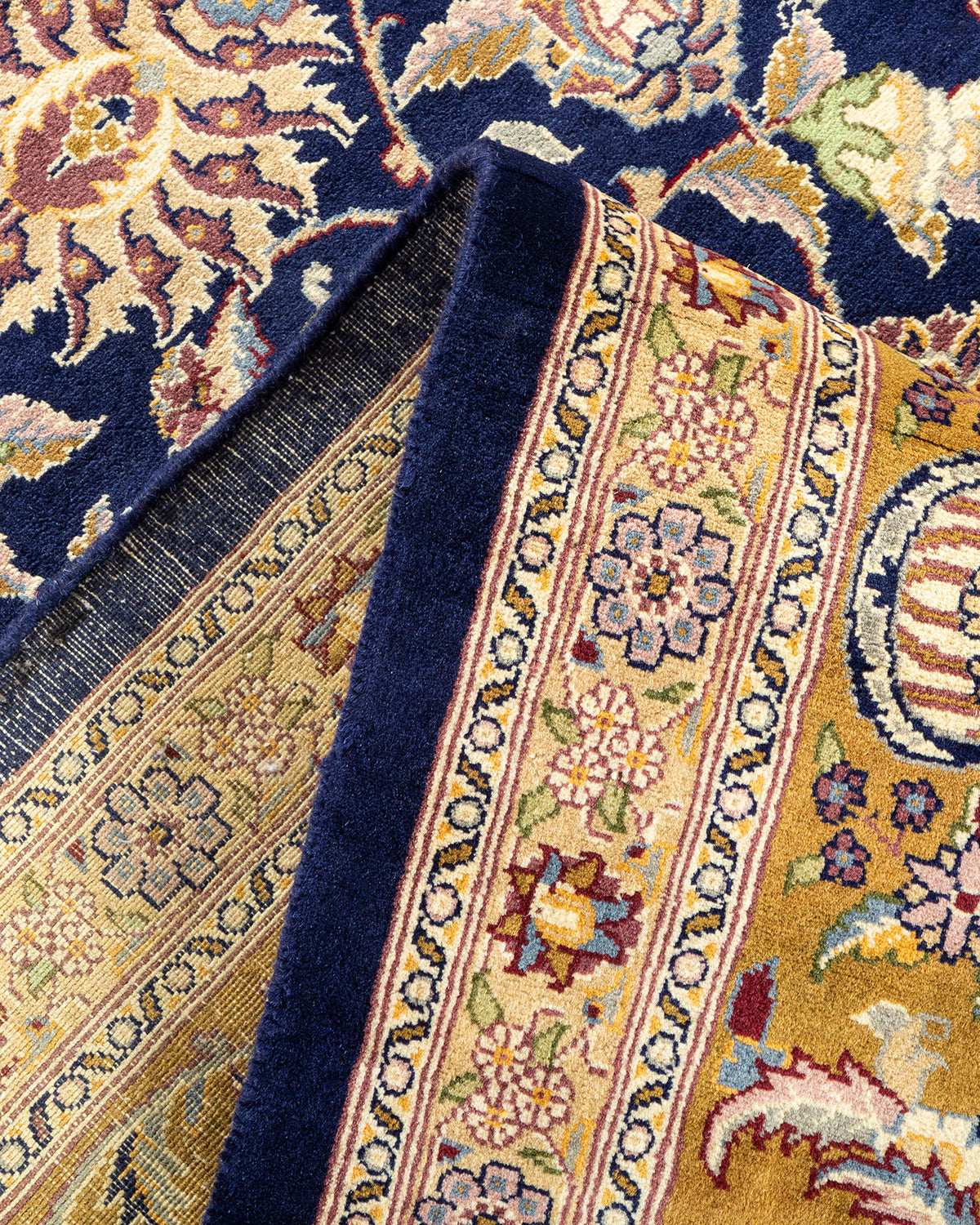 Mogul, One-of-a-Kind Hand-Knotted Area Rug - Blue, 8' 3" x 10' 1"