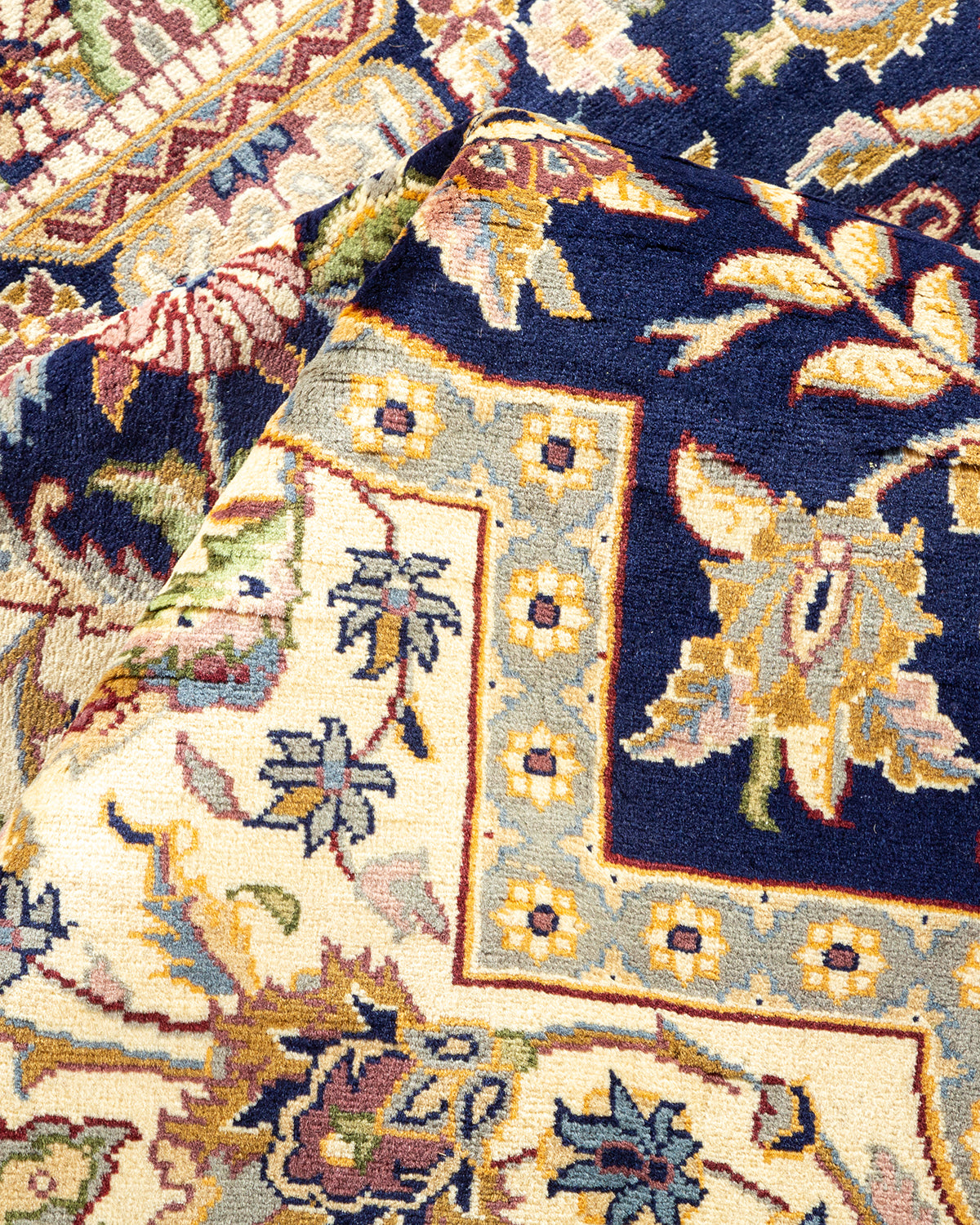 Mogul, One-of-a-Kind Hand-Knotted Area Rug - Blue, 8' 3" x 10' 1"