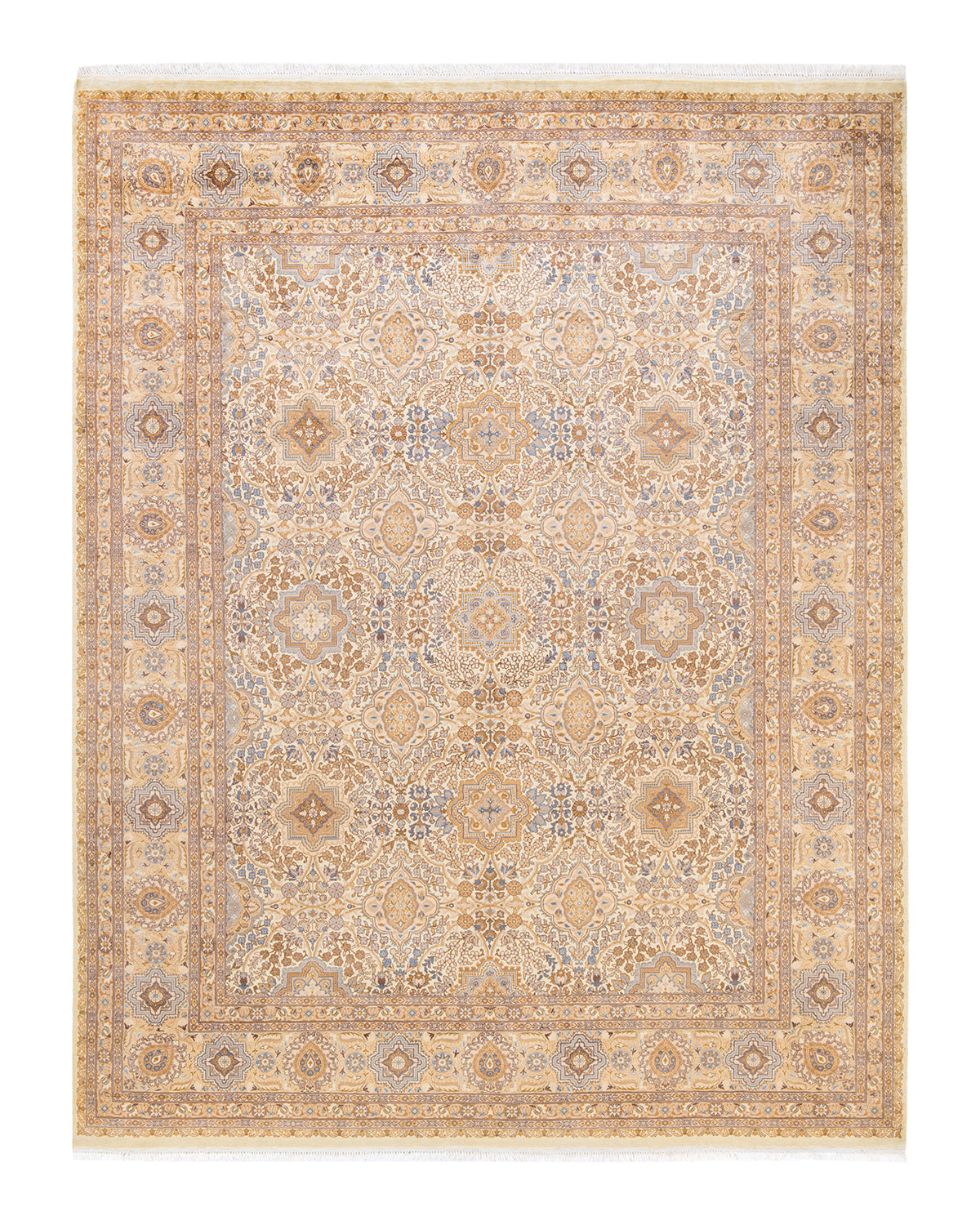 Mogul, One-of-a-Kind Hand-Knotted Area Rug - Ivory, 8' 1" x 10' 2"