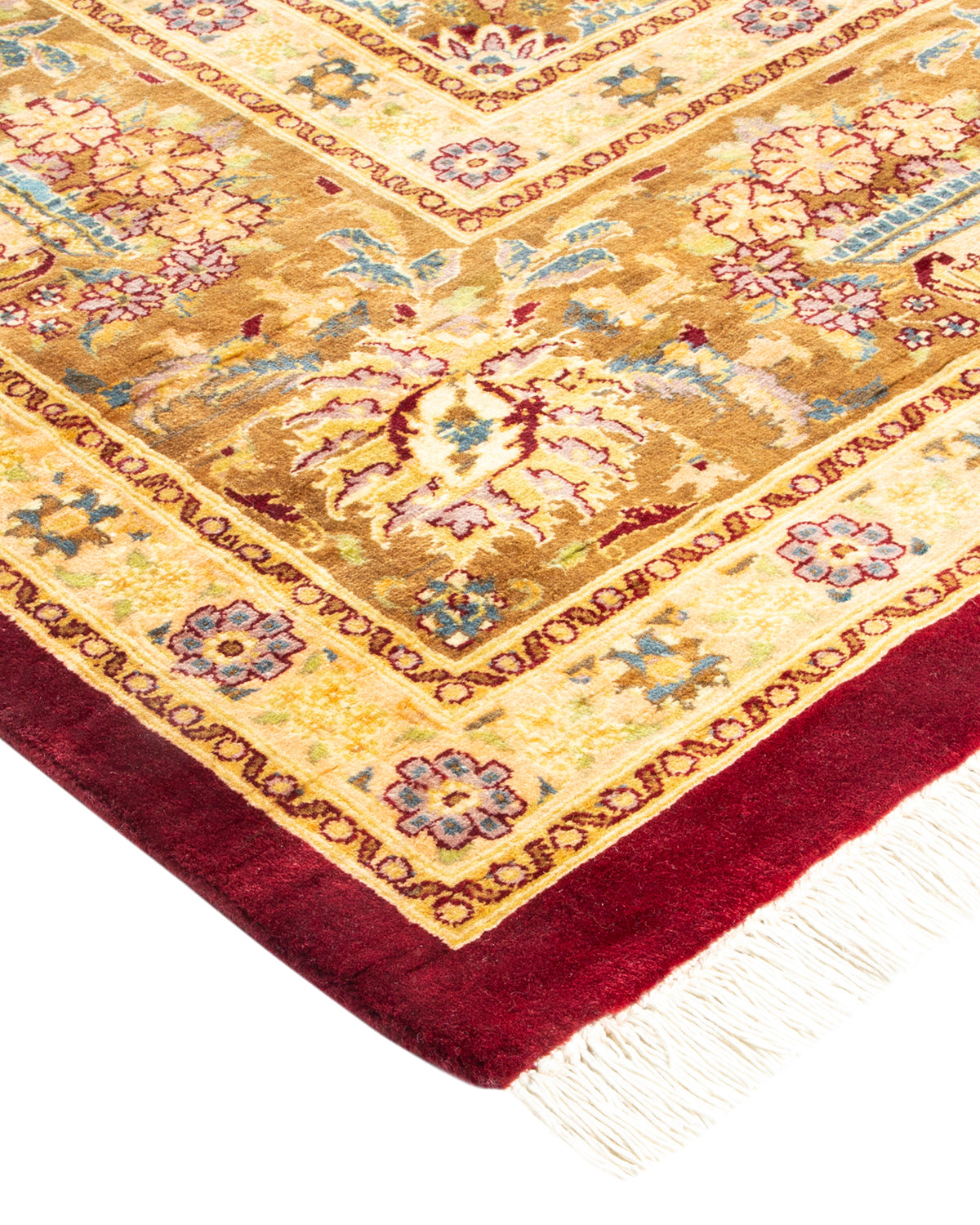 Mogul, One-of-a-Kind Hand-Knotted Area Rug - Red, 8' 3" x 10' 7"