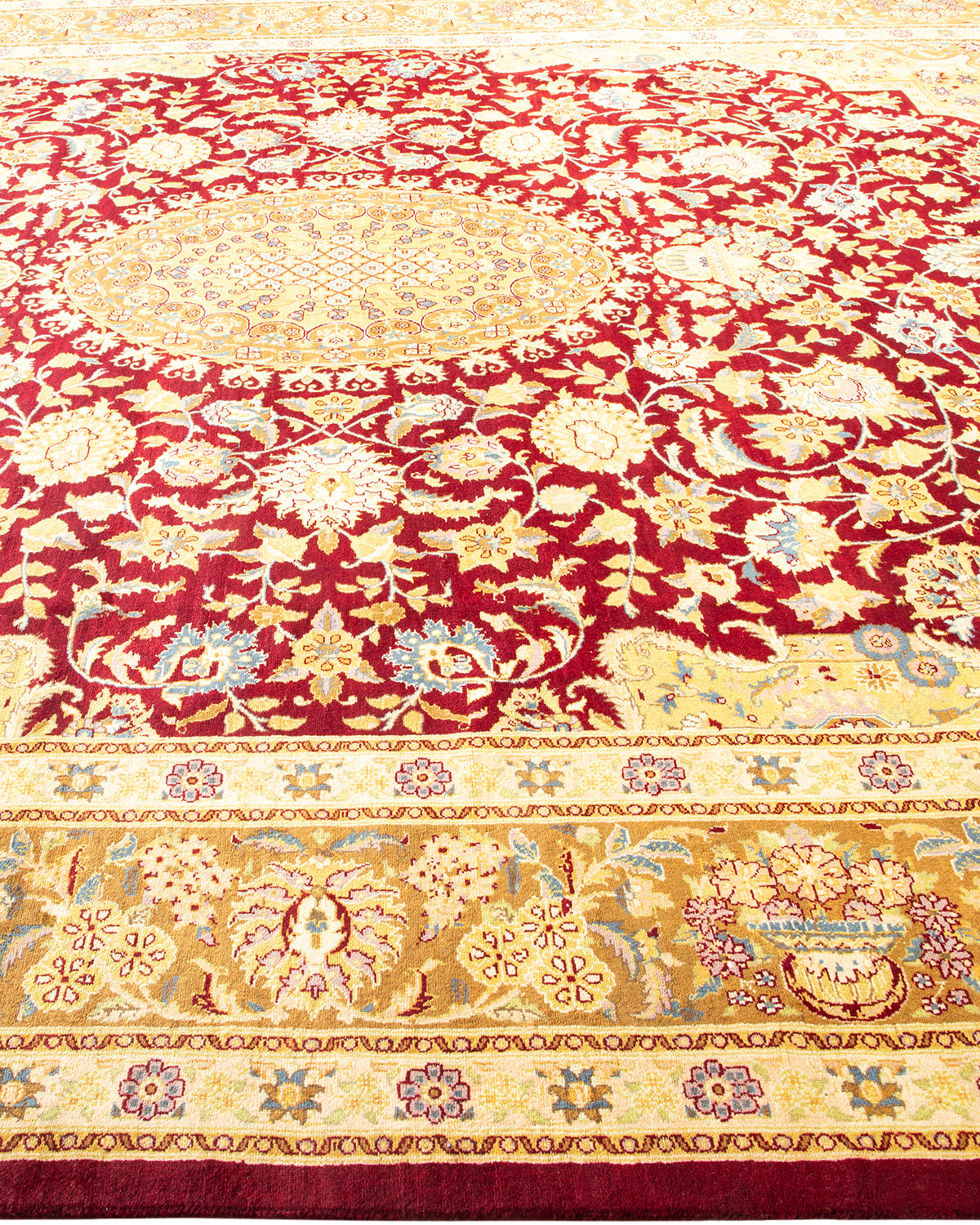 Mogul, One-of-a-Kind Hand-Knotted Area Rug - Red, 8' 3" x 10' 7"
