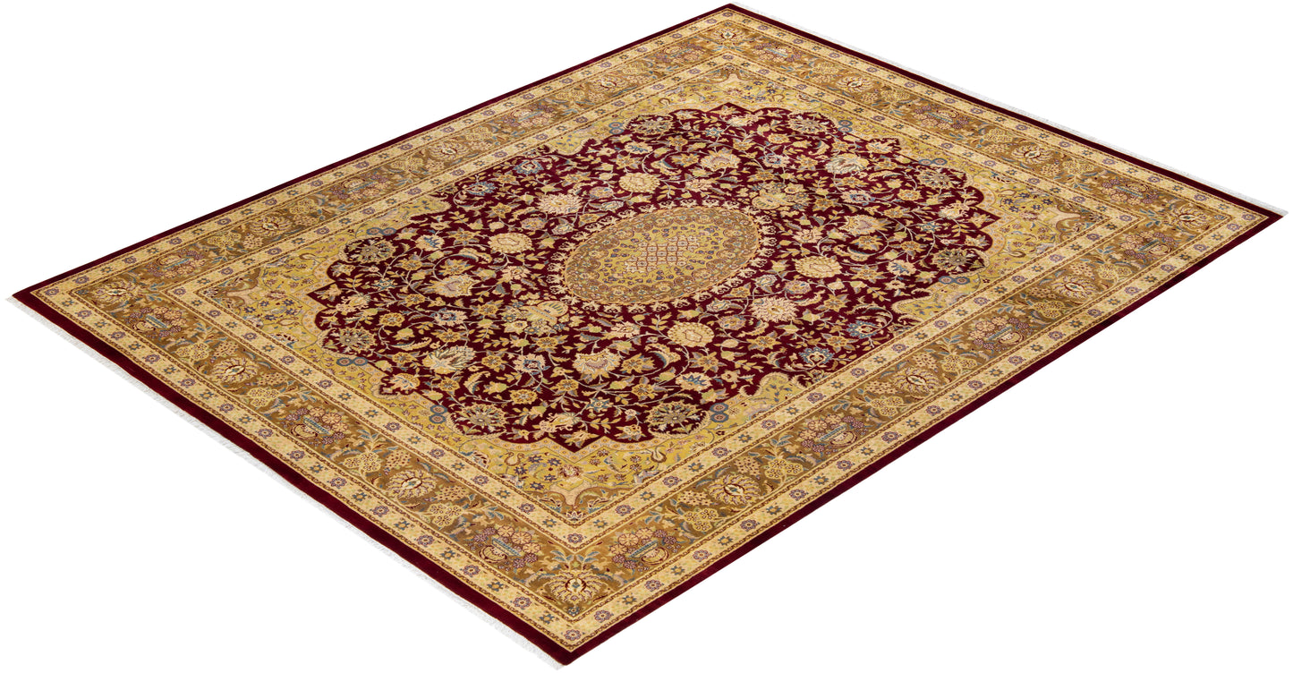 Mogul, One-of-a-Kind Hand-Knotted Area Rug - Red, 8' 3" x 10' 7"