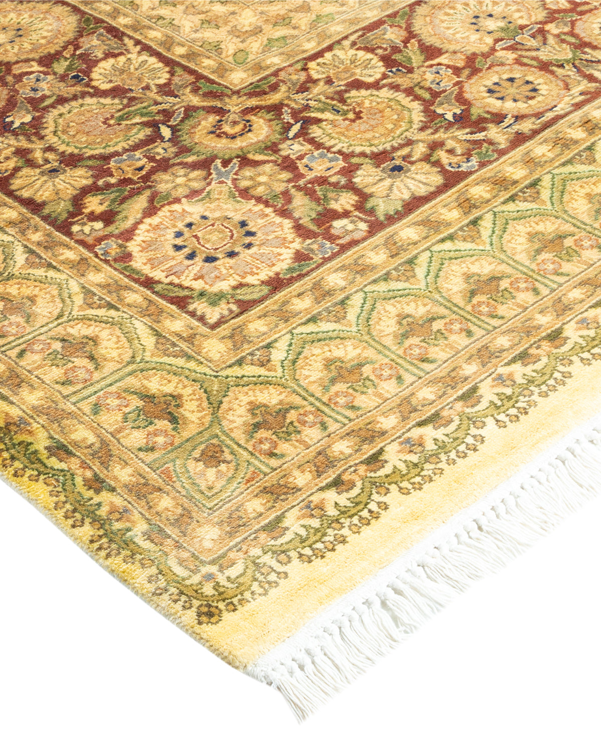 Mogul, One-of-a-Kind Hand-Knotted Area Rug - Ivory, 7' 10" x 9' 10"