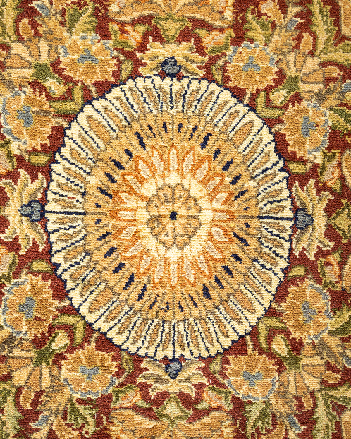 Mogul, One-of-a-Kind Hand-Knotted Area Rug - Ivory, 7' 10" x 9' 10"