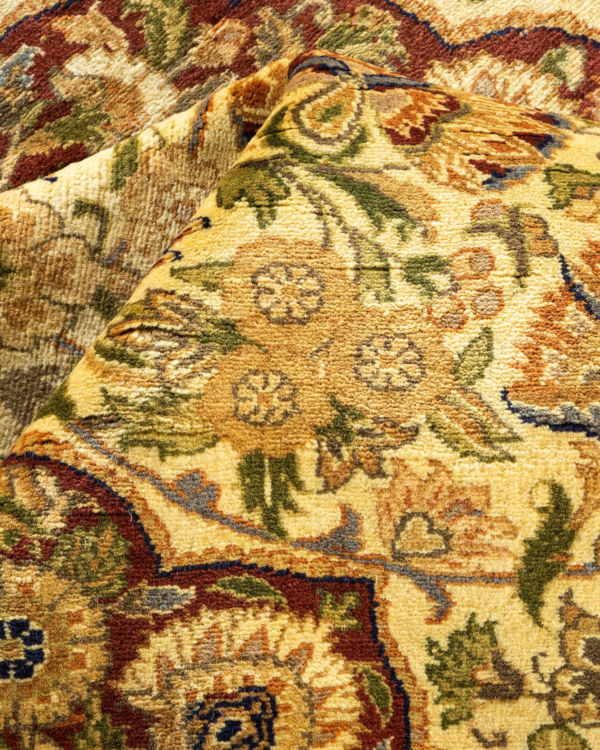Mogul, One-of-a-Kind Hand-Knotted Area Rug - Ivory, 7' 10" x 9' 10"