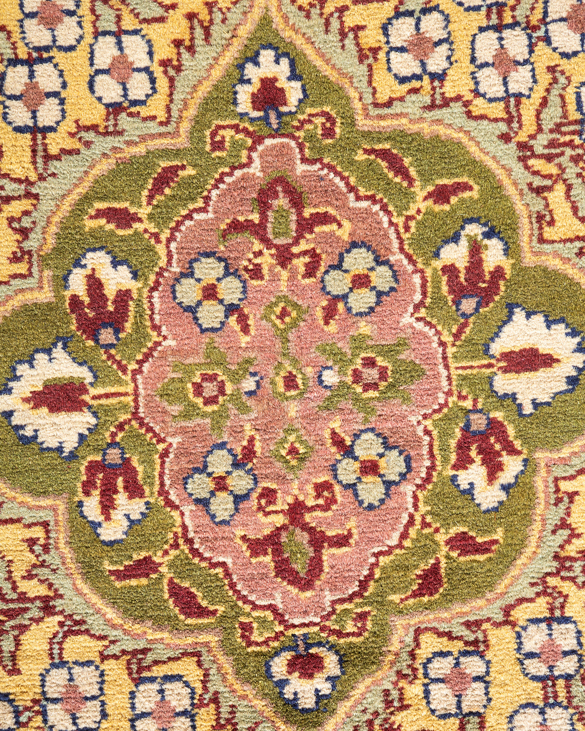 Mogul, One-of-a-Kind Hand-Knotted Area Rug - Yellow, 8' 0" x 10' 3"