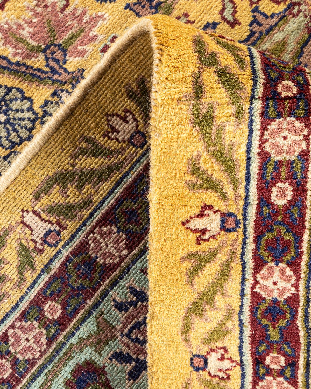 Mogul, One-of-a-Kind Hand-Knotted Area Rug - Yellow, 8' 0" x 10' 3"