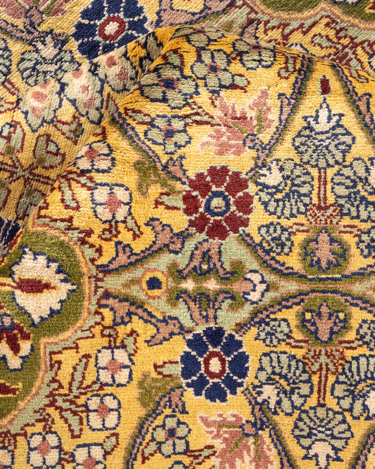 Mogul, One-of-a-Kind Hand-Knotted Area Rug - Yellow, 8' 0" x 10' 3"