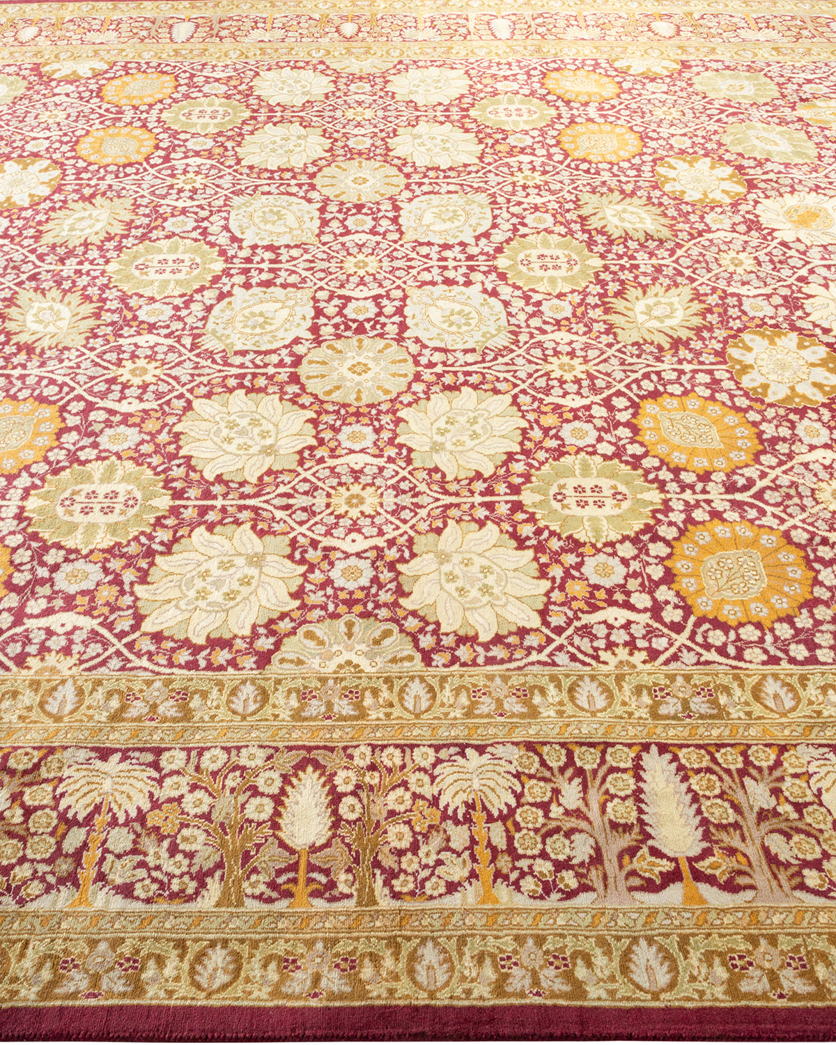 Mogul, One-of-a-Kind Hand-Knotted Area Rug - Purple, 8' 1" x 9' 8"