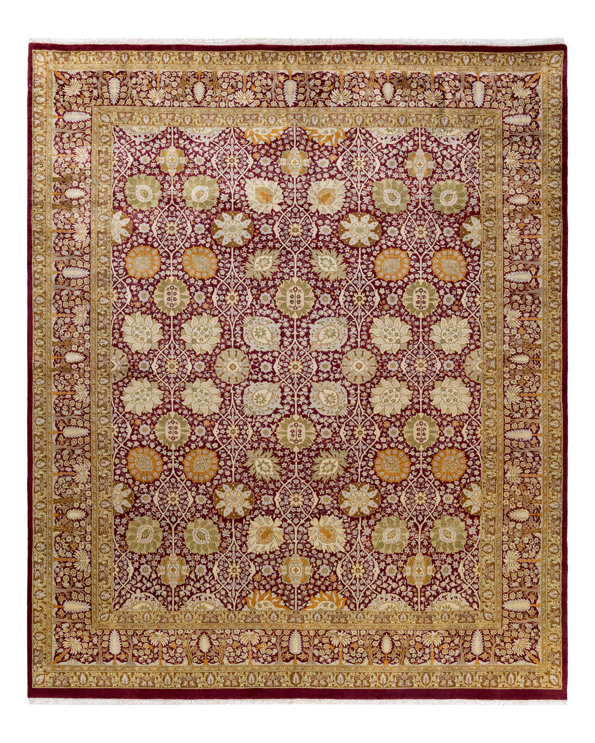Mogul, One-of-a-Kind Hand-Knotted Area Rug - Purple, 8' 1" x 9' 8"