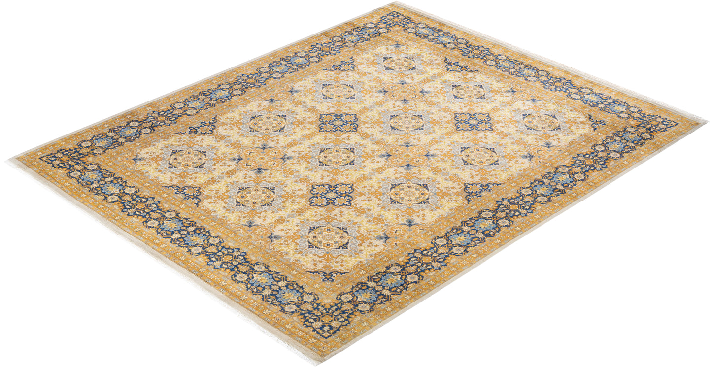 Mogul, One-of-a-Kind Hand-Knotted Area Rug - Ivory, 8' 2" x 10' 2"