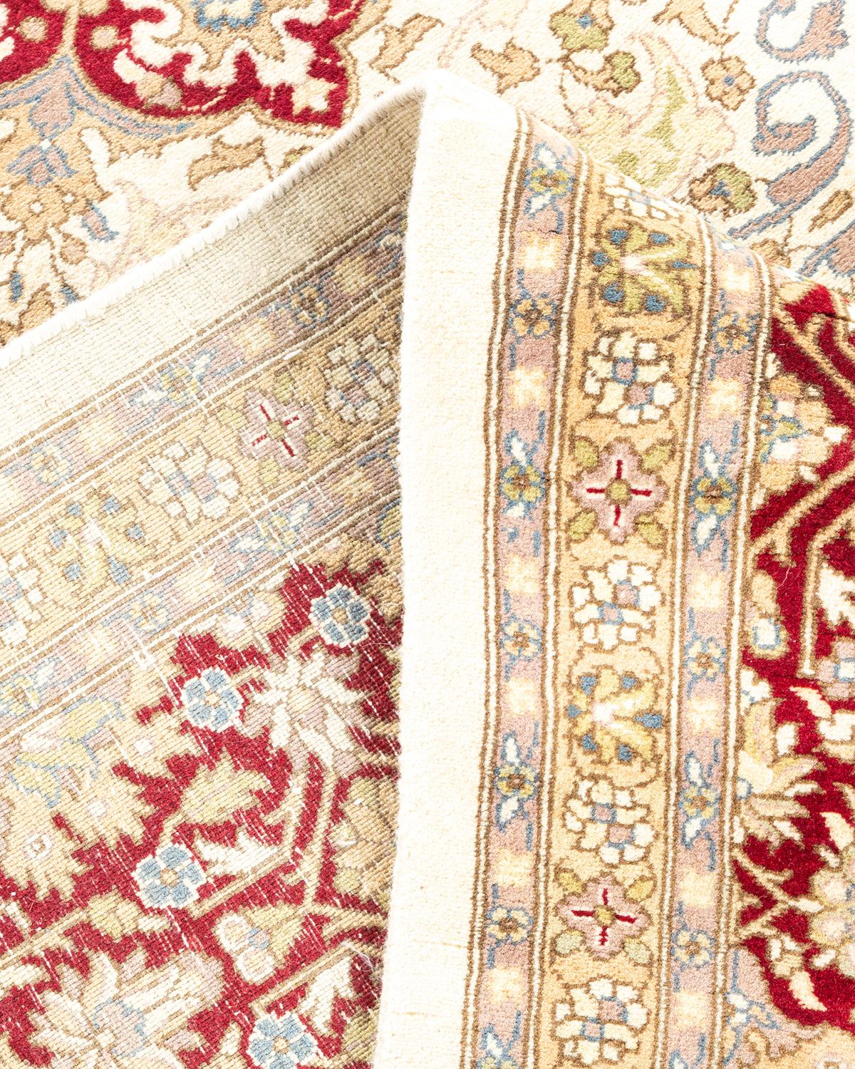 Mogul, One-of-a-Kind Hand-Knotted Area Rug - Ivory, 8' 2" x 8' 3"