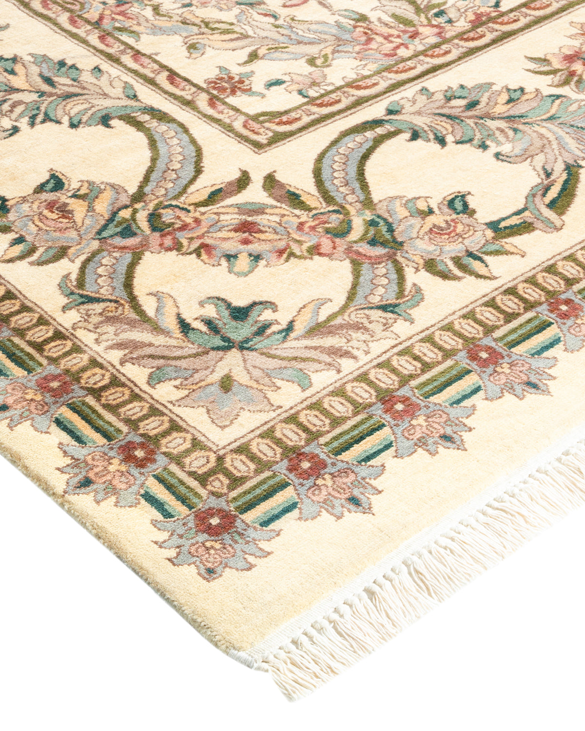 Mogul, One-of-a-Kind Hand-Knotted Area Rug - Ivory, 8' 0" x 10' 6"